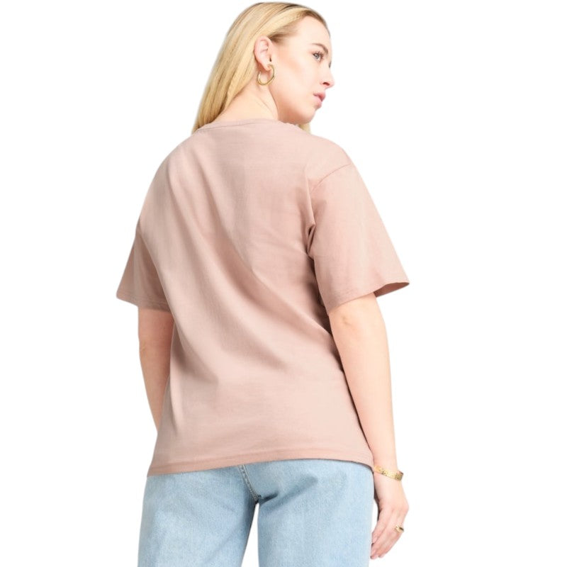 Puma Essentials Womens Short Sleeved Relaxed Logo T-Shirt
