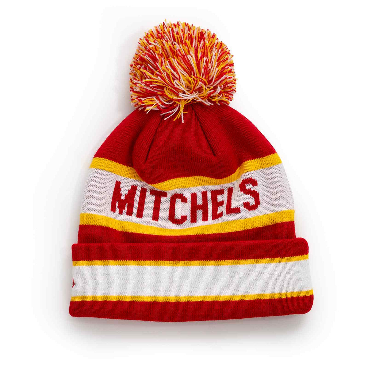 New Era Cbar Mitchels Beanie Hat Red