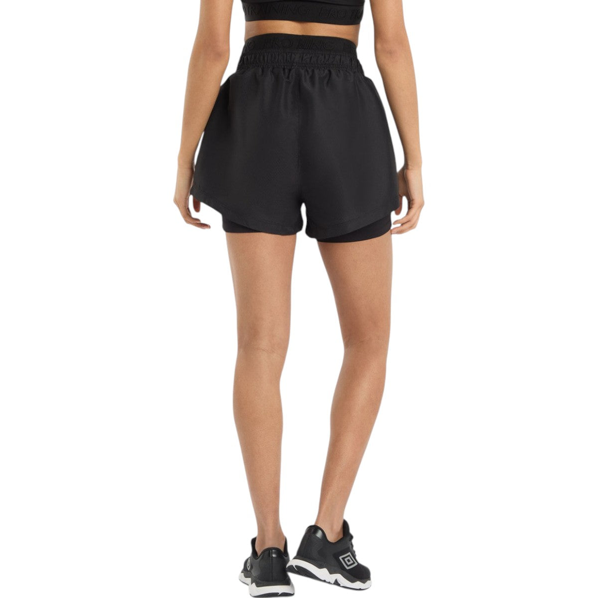 Umbro Pro Training Womens Lightweight Hybrid Workout Short