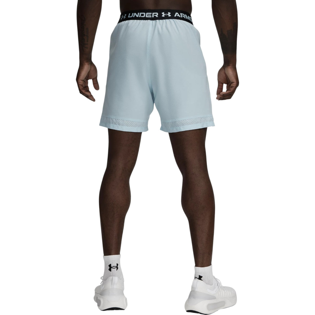 Under Armour Vanish Mens 6" Fitted Woven Training Shorts Model Back View