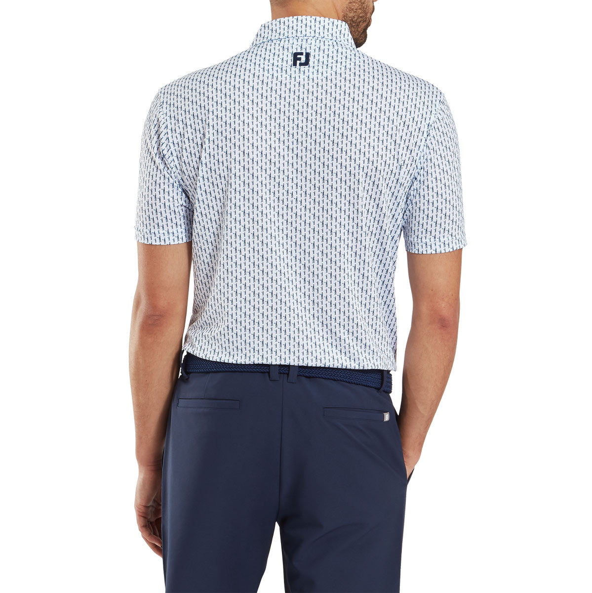 FootJoy Figure Print Lisle Polo