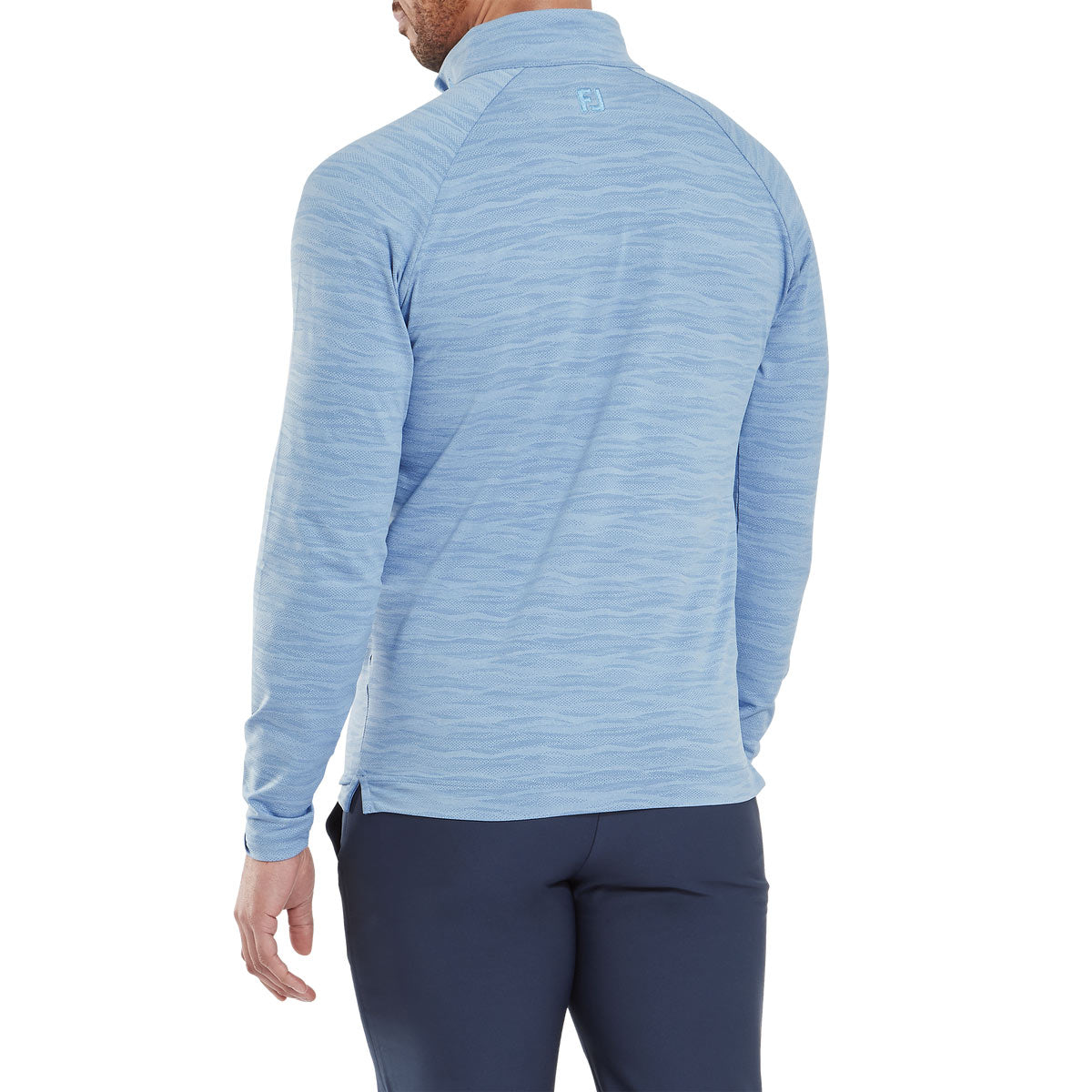 FootJoy Wave Jacquard Chill-Out Half Zip Top