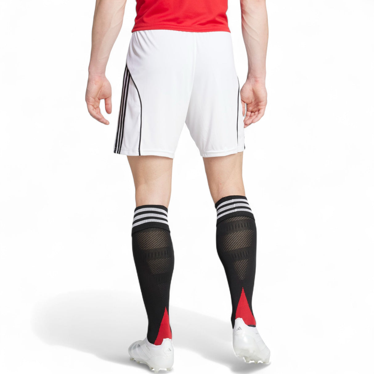 adidas Manchester United Football 2025/26 Adults Home Shorts Model Back View