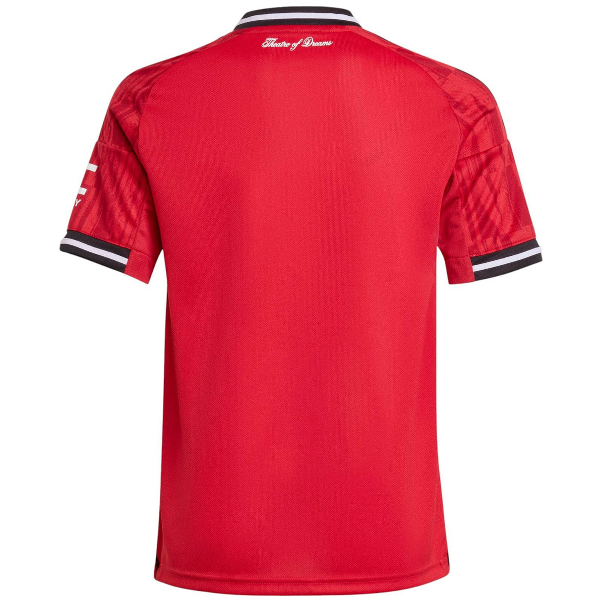 adidas Manchester United Football 2025/26 Kids Short Sleeved Home Jersey Back View