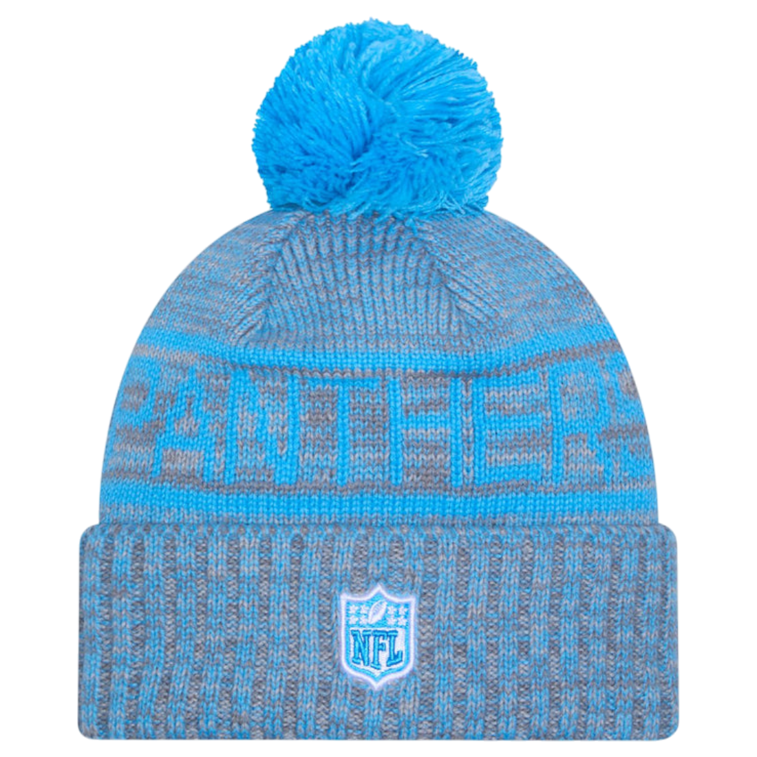 New Era NFL 25 Panthers Bobble Hat Blue