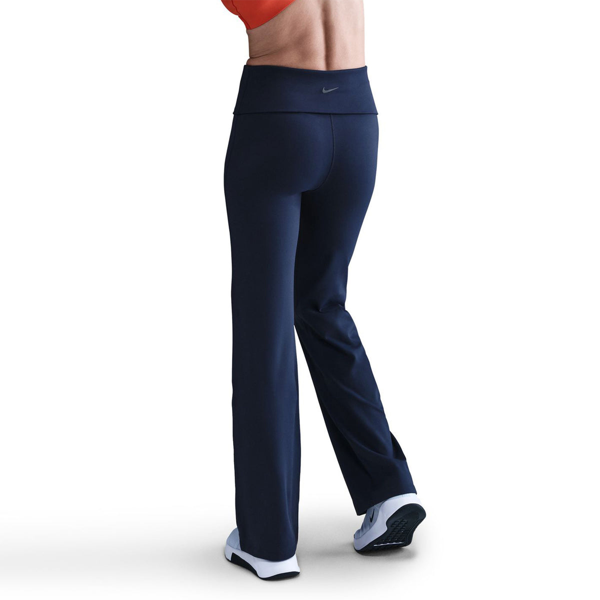 Nike One Womens Dri-FIT High-Waisted Fold-Over Pants