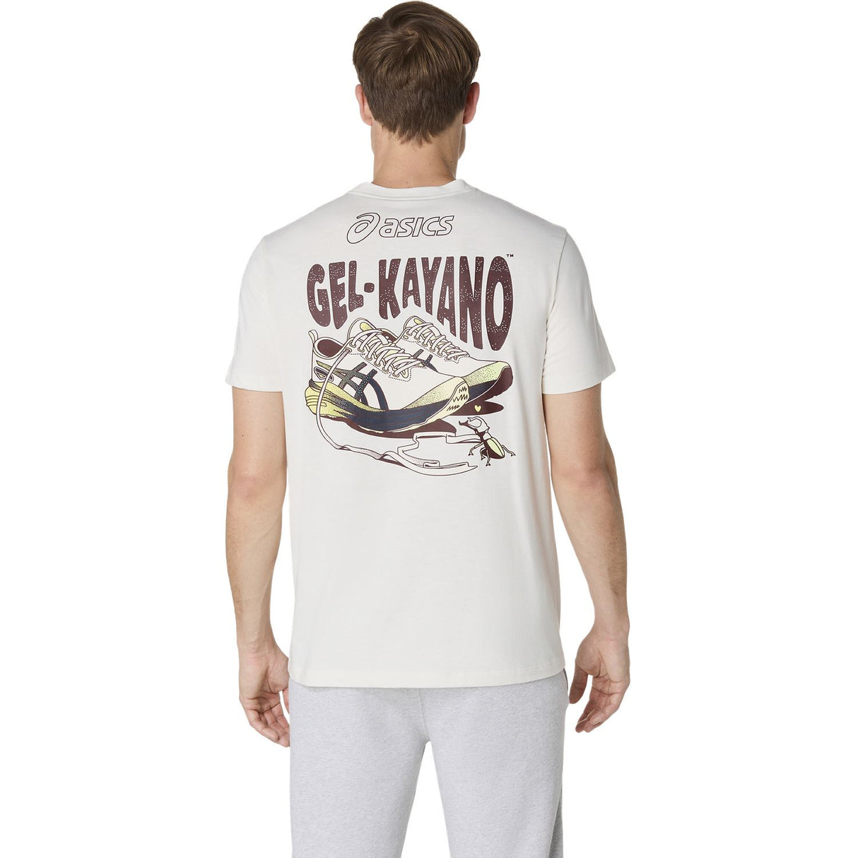 Asics Road Mens Graphic Short Sleeve T-Shirt