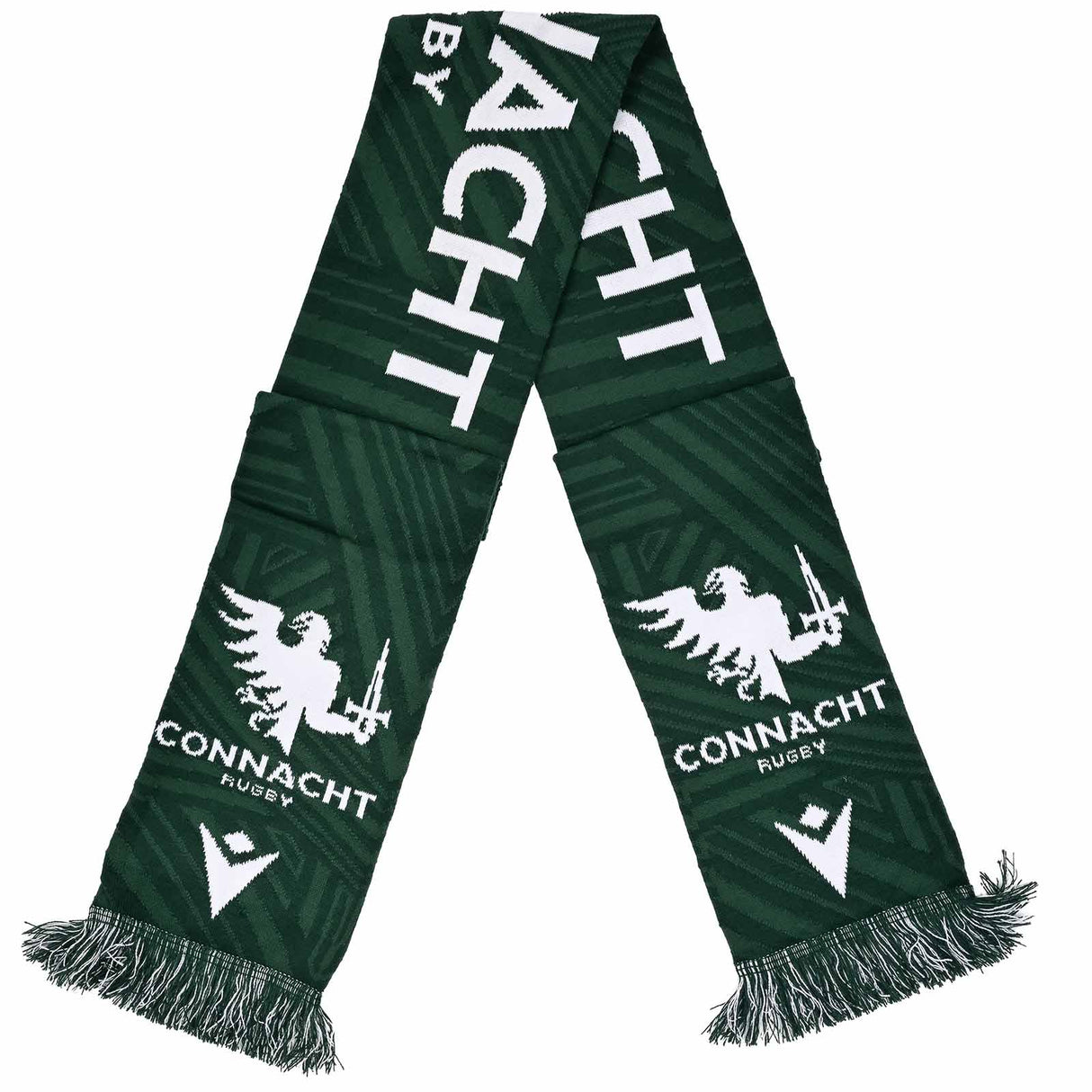 Macron Connacht Rugby 2025/26 Double-Layered Scarf Vertical View