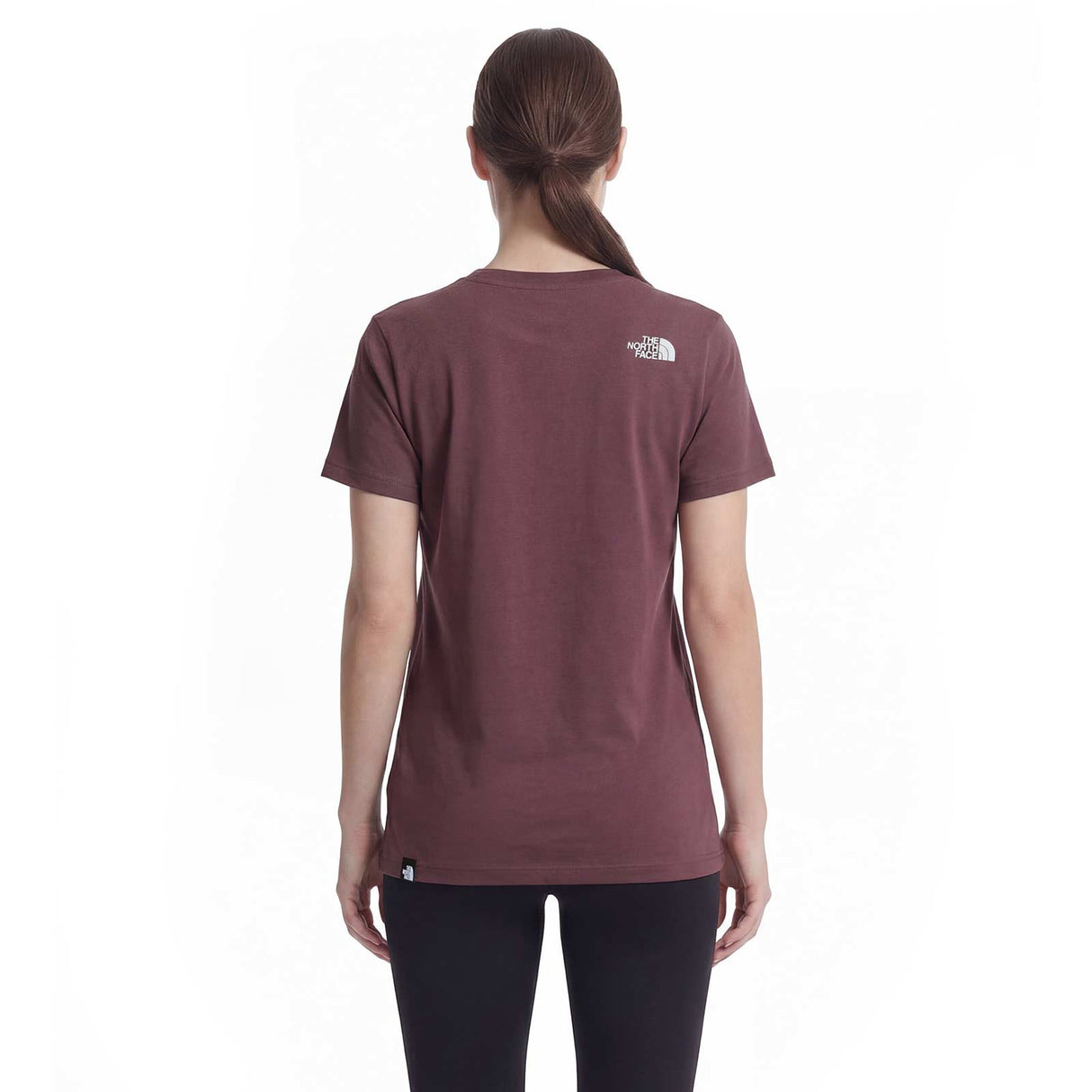 TNF SS SIMPLE DOME SLIM Women Tee Maroon