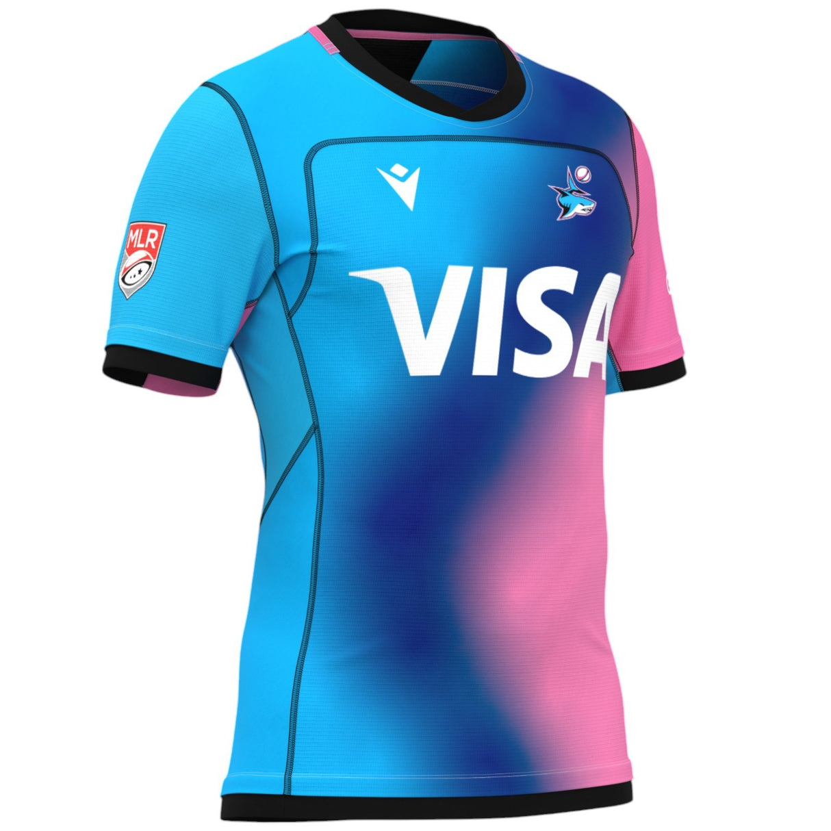 Macron Miami Sharks Rugby 2025/26 Official Home Jersey