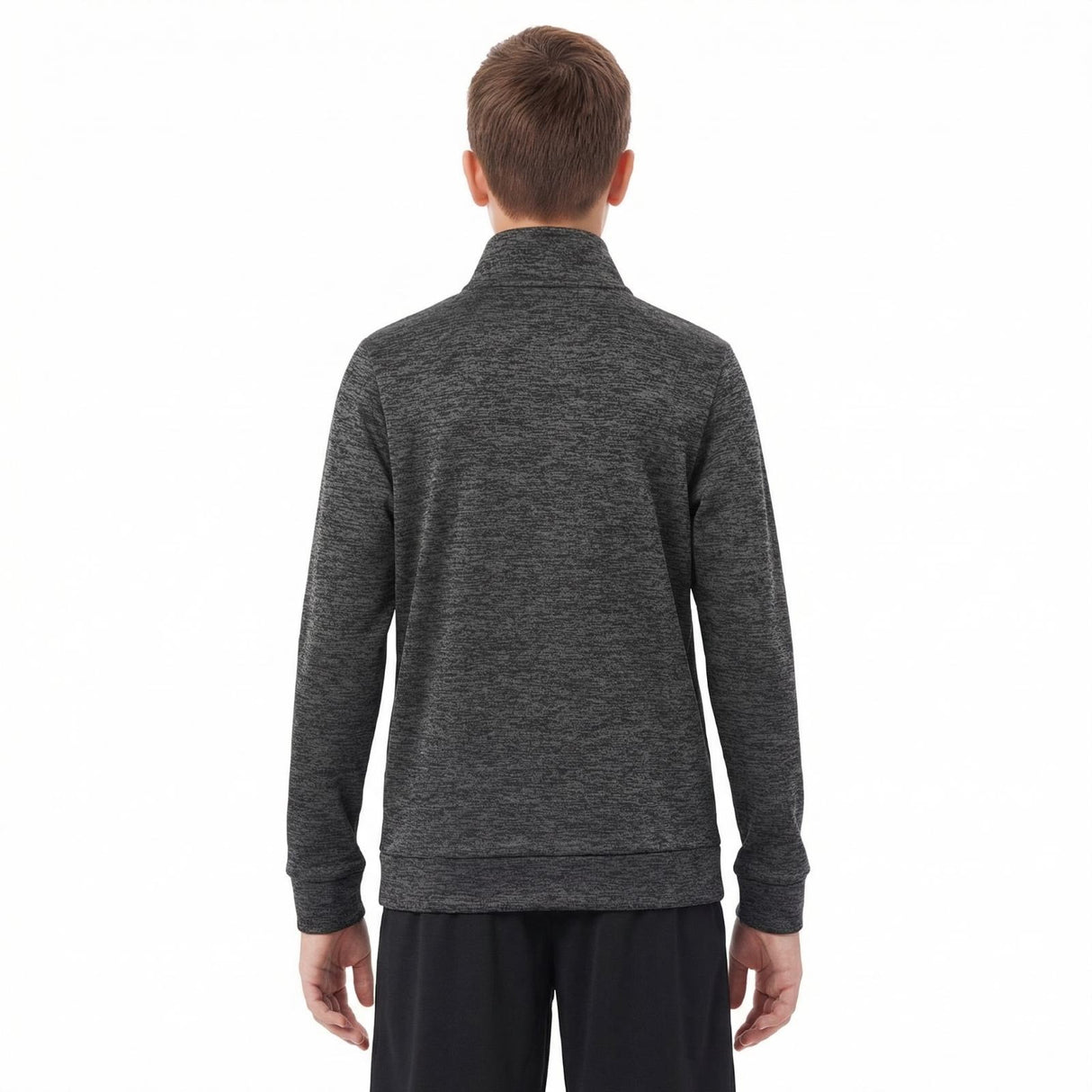 UA Boys Armour Fleece 1/4 Zip Grey