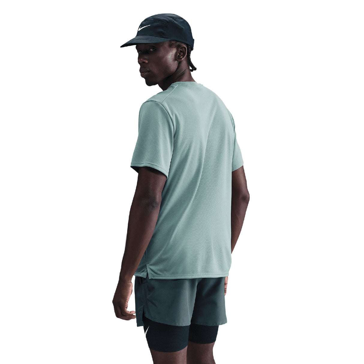 Nike Miler Mens Dri-FIT UV Short-Sleeve Running Top