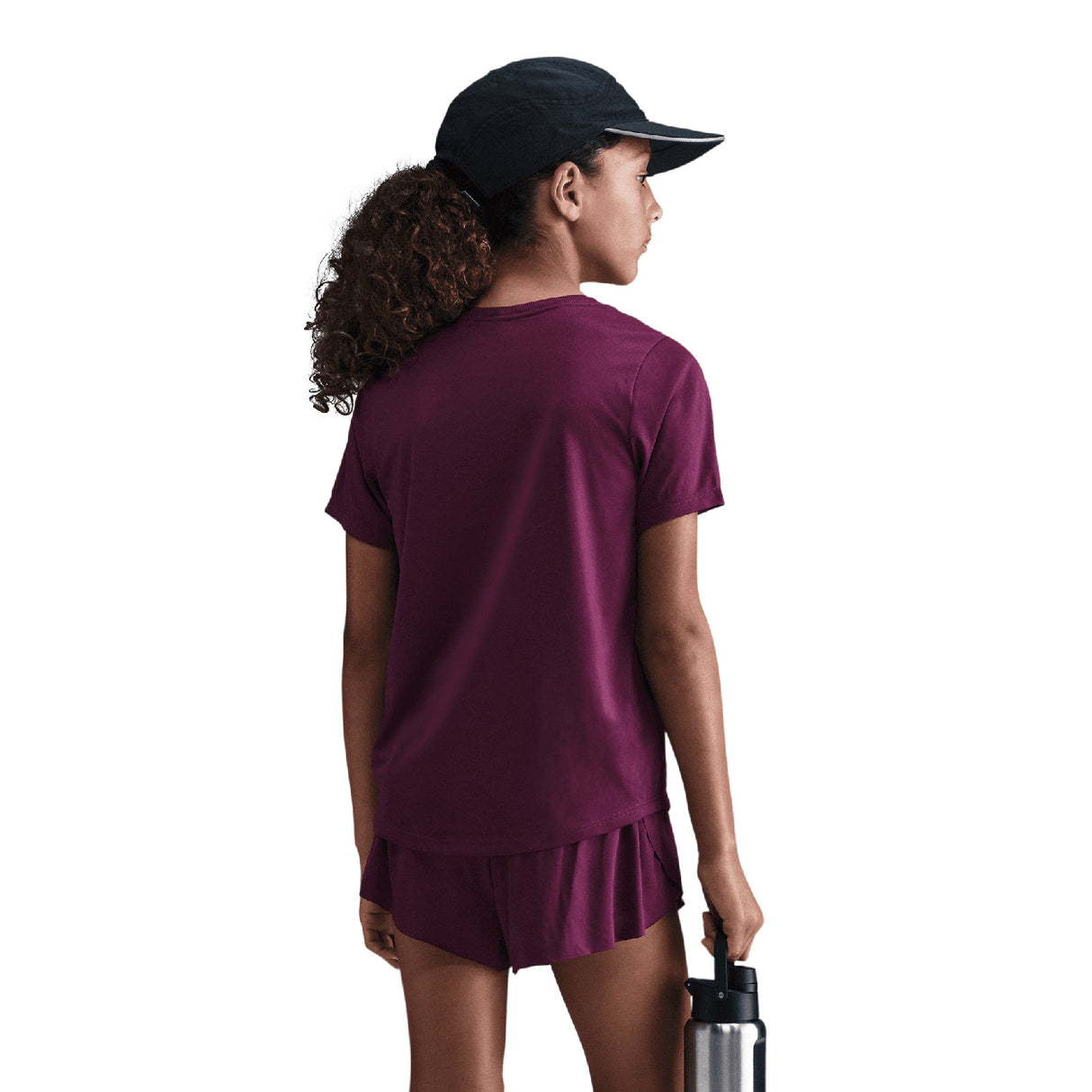 Nike One Fitted Kids (Girls) Dri-FIT Short-Sleeve Top