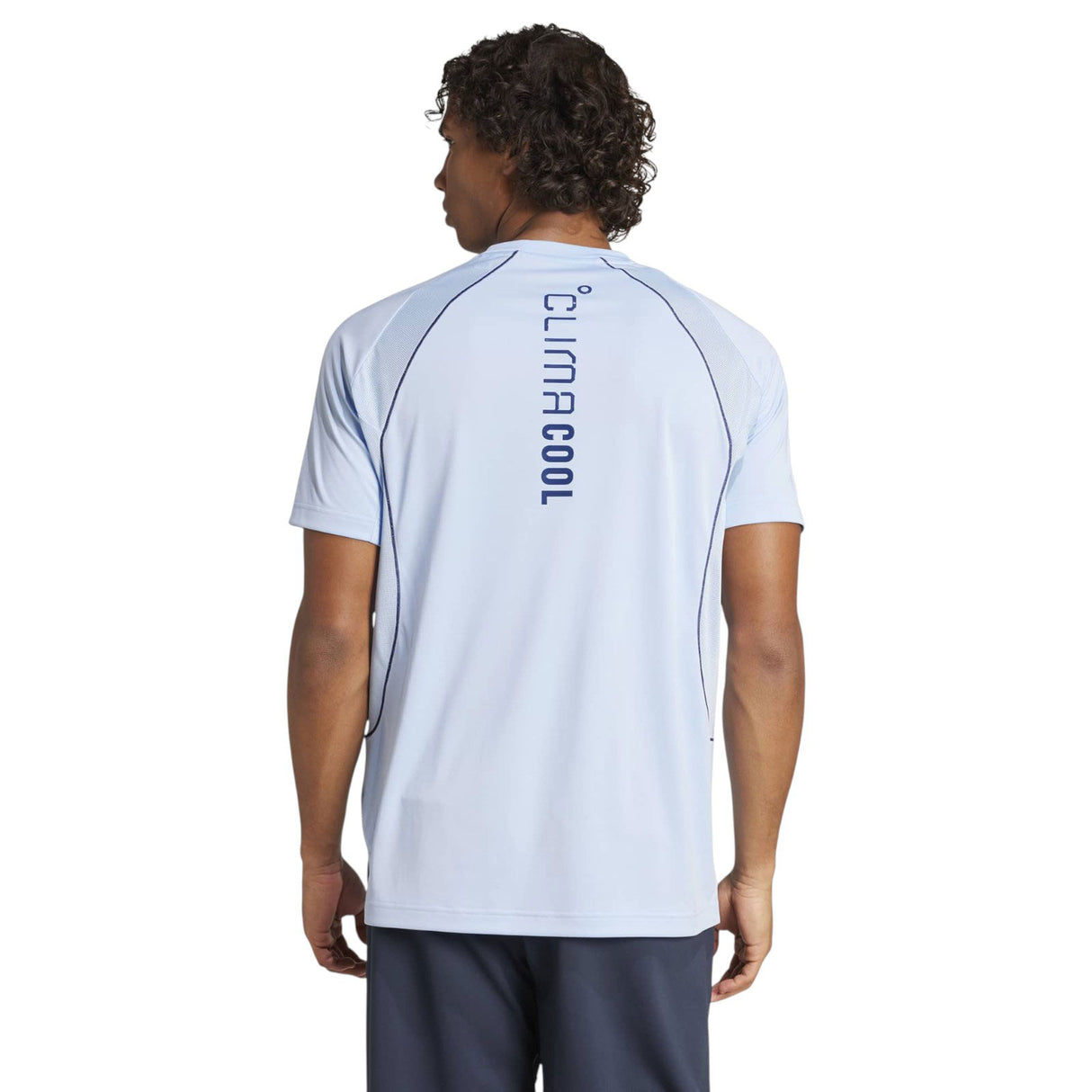 adidas Mens TECH APP TEE Blue