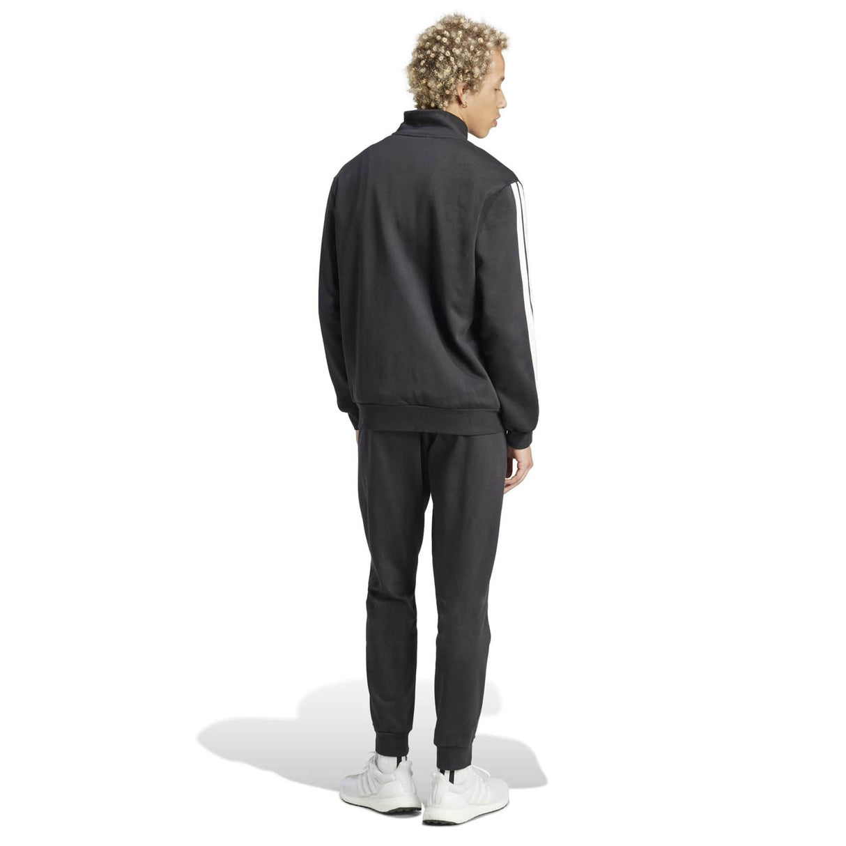 adidas 3-Stripes Mens Fleece Regular-Fit Tracksuit