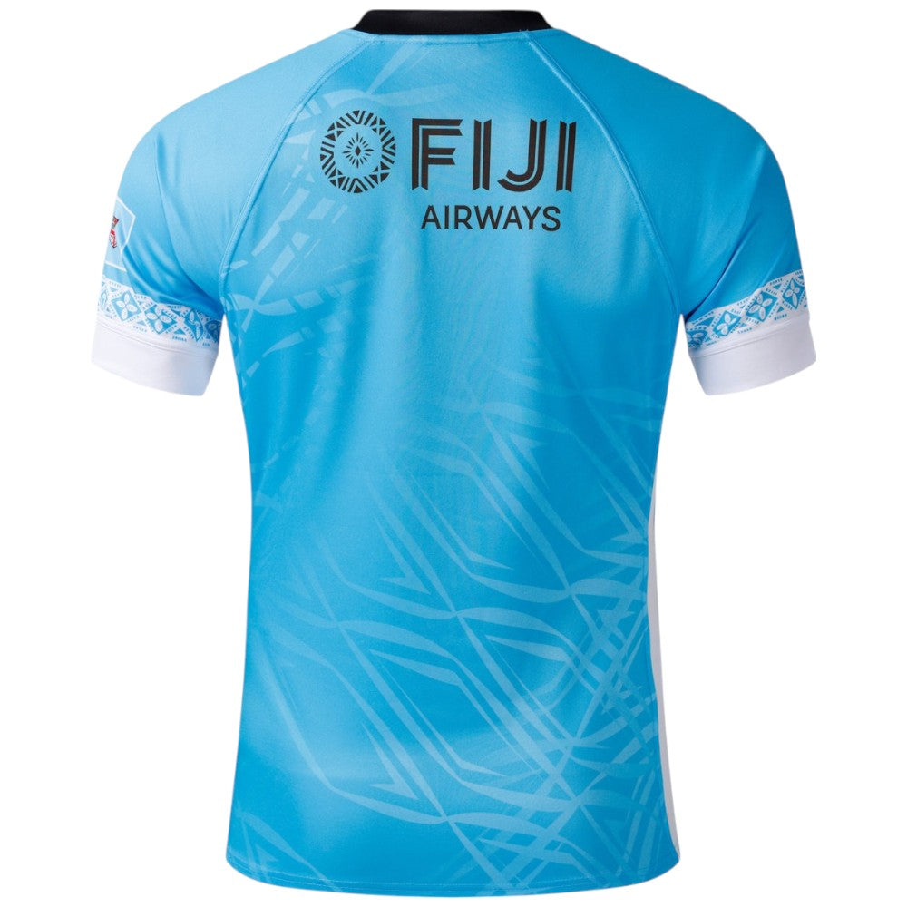 Umbro Fiji 15s Rugby 2025/26 Short Sleeved Away Replica Jersey Back View