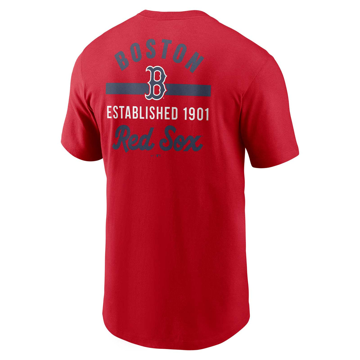 Nike Boston Red Sox 2-Hit Cotton T-Shirt - Back