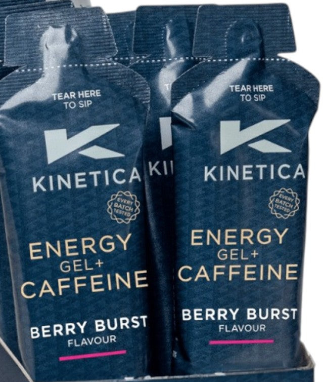 Kinetica Caffeine Gel Berry Burst Box 24