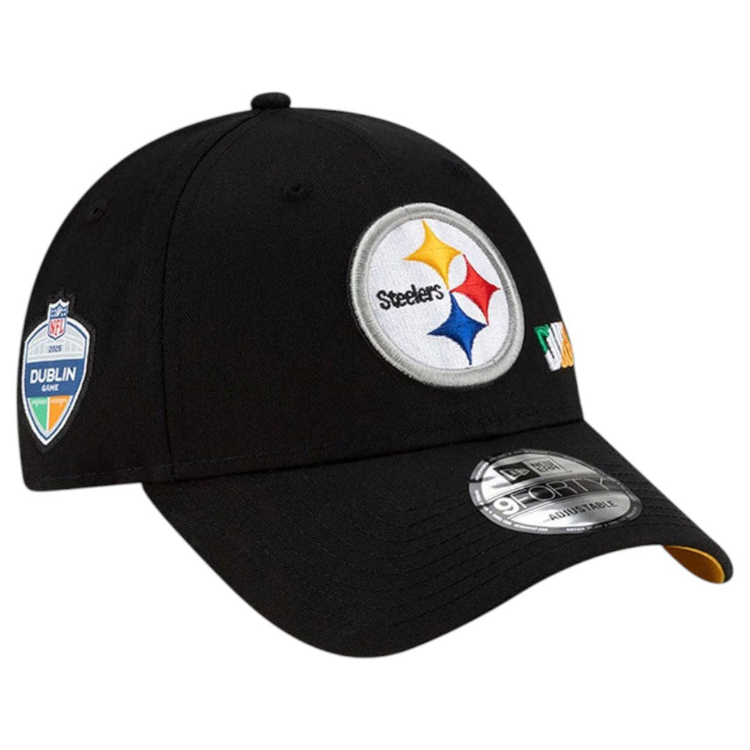 NEW ERA NFL Dublin Steelers9Forty HatBlk