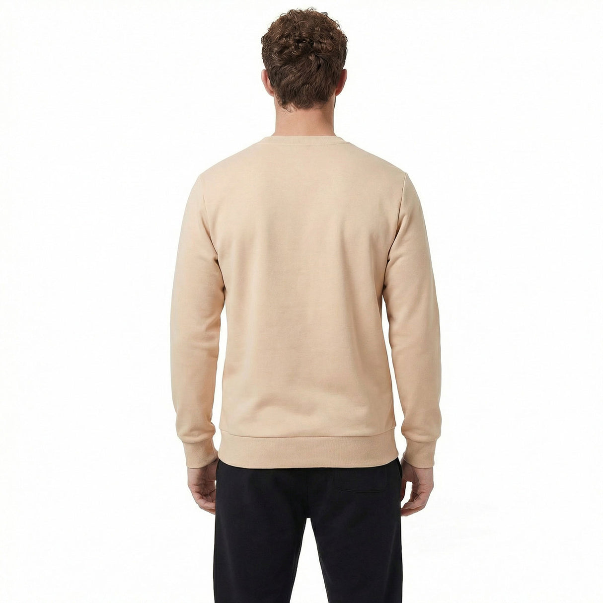 LeKanvy Versatile Unisex Crew Neck -Pastel Cream
