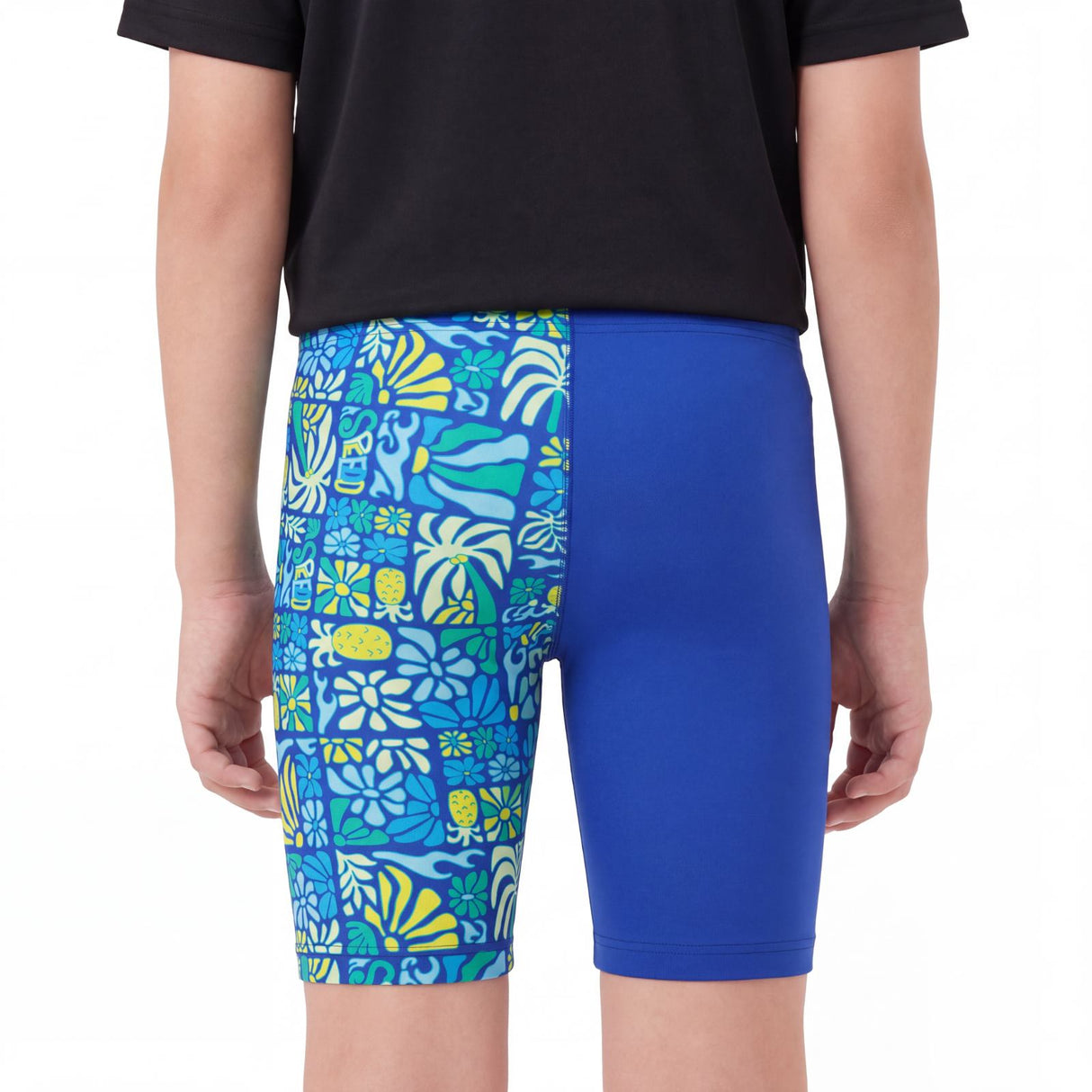 Speedo Printed V-Cut Kids EnduraSoft Jammer Swim Shorts
