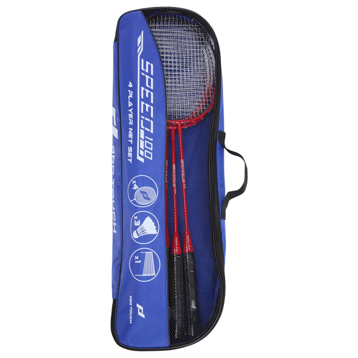 Pro Touch Speed 100 4 Players Badminton Set