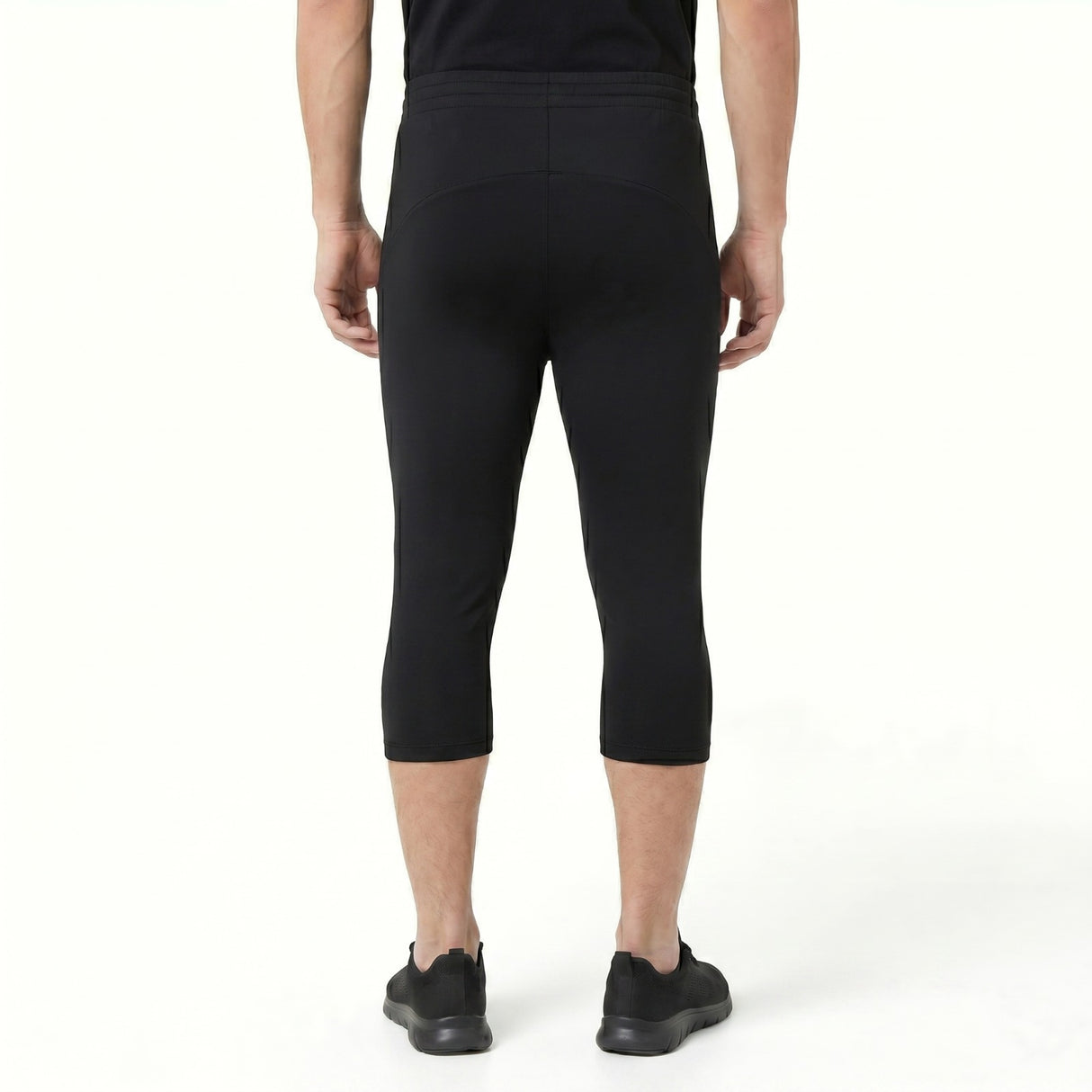 Umbro Mens 3/4 Length Logo Jogger Training Pants - Black