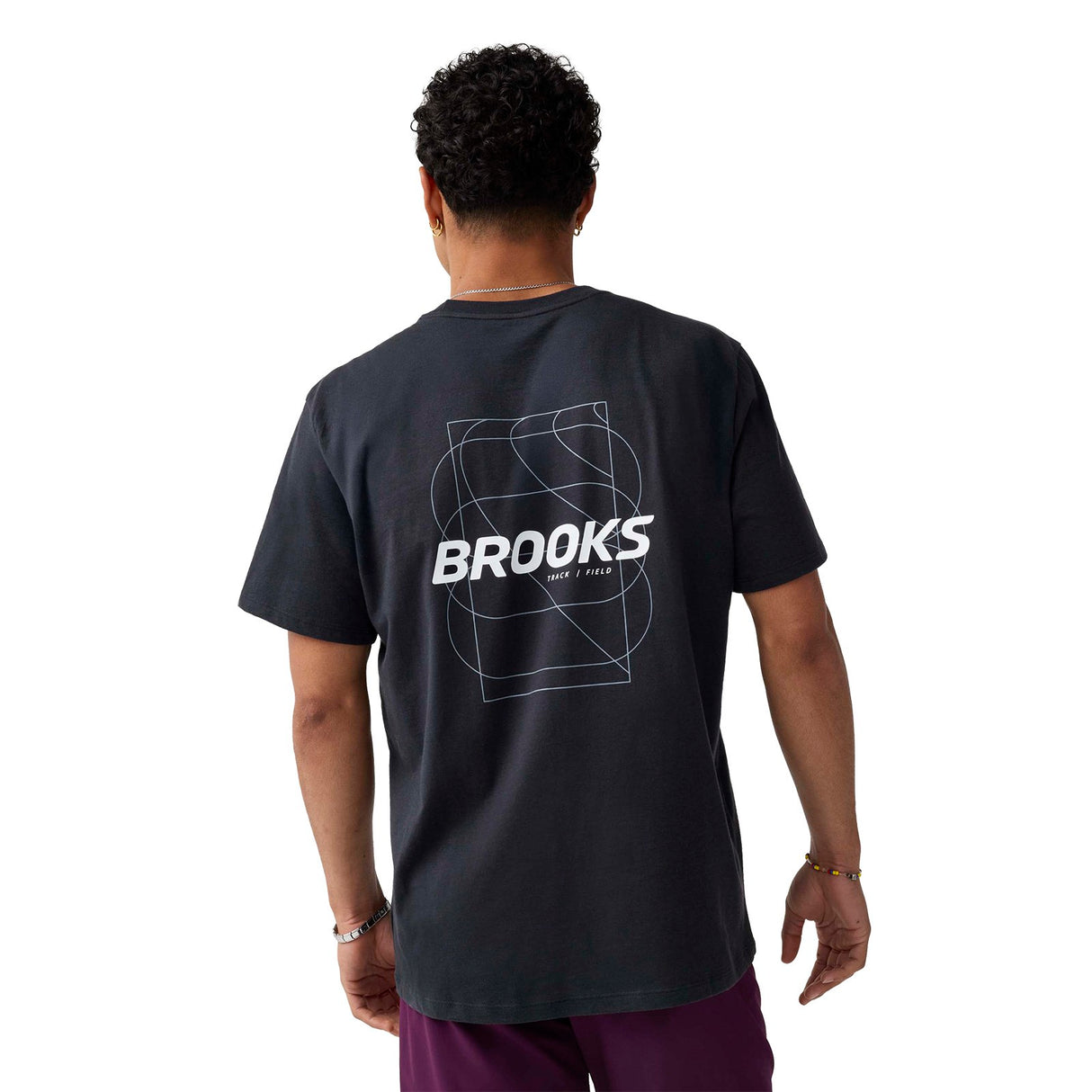 Brooks Graphic Lightweight Mens Short-Sleeve T-Shirt