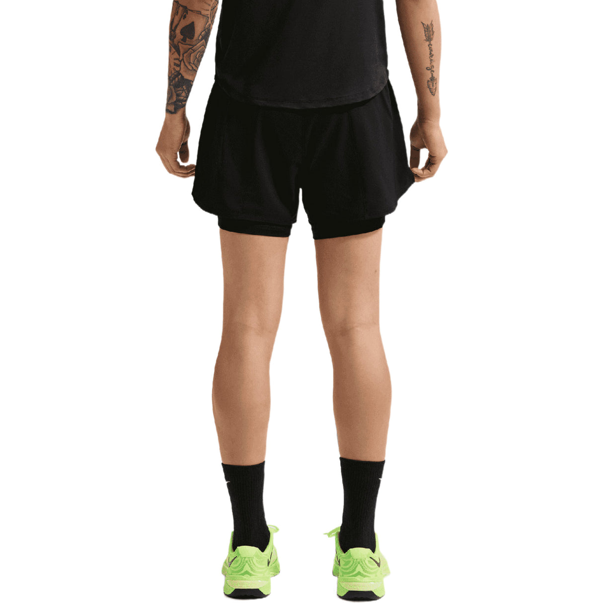 Nike One Womens Dri-FIT High-Waisted 3" 2-in-1 Shorts