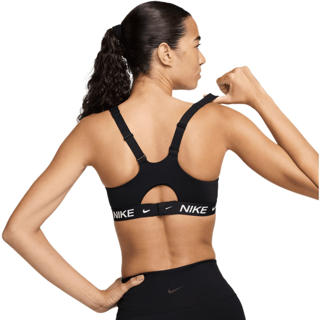 Nike W NK DF INDY HGH SPT BRA Black