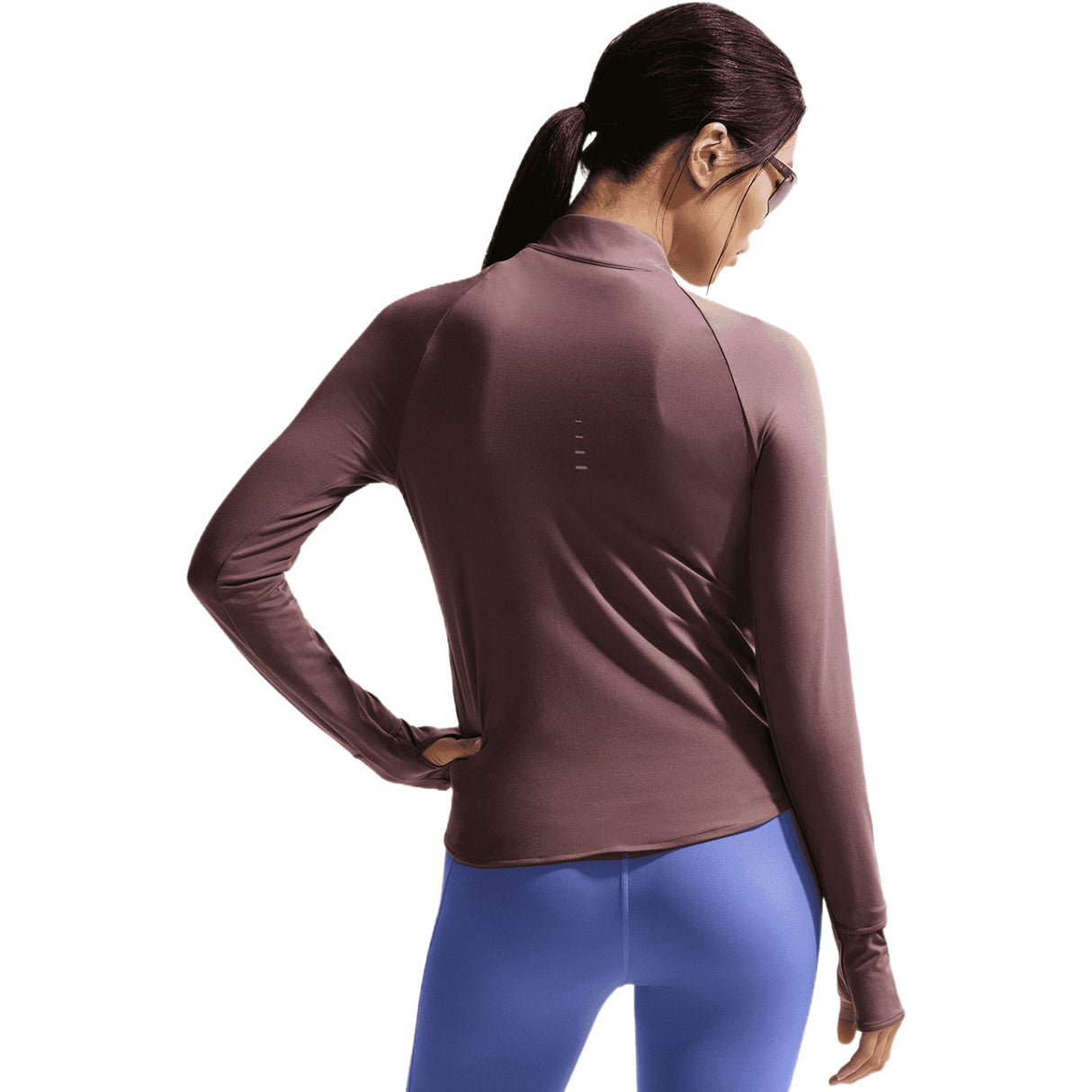 Nike W NK SWIFT DF UV HZ TOP Maroon