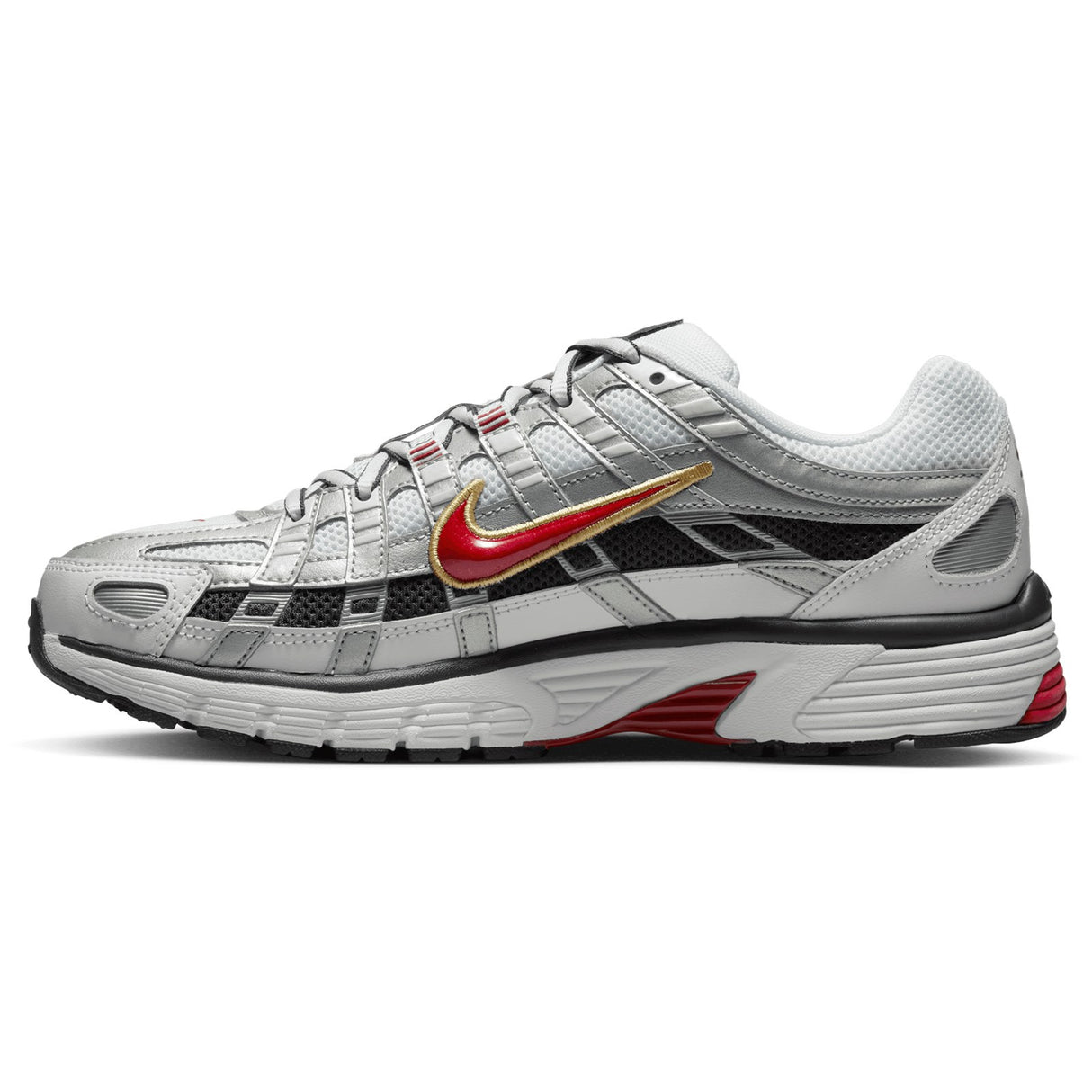 Nike P 6000 Womens Wh Red Platinum