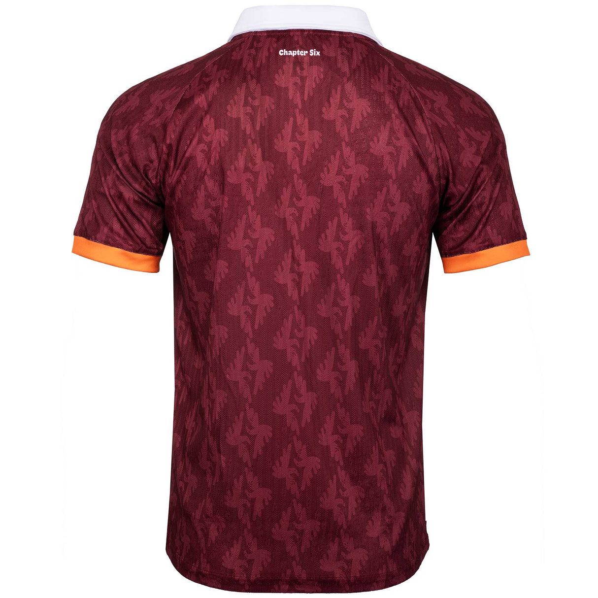 Umbro All Together Now Festival Adults Short Sleeved Retro Jersey Maroon Back View
