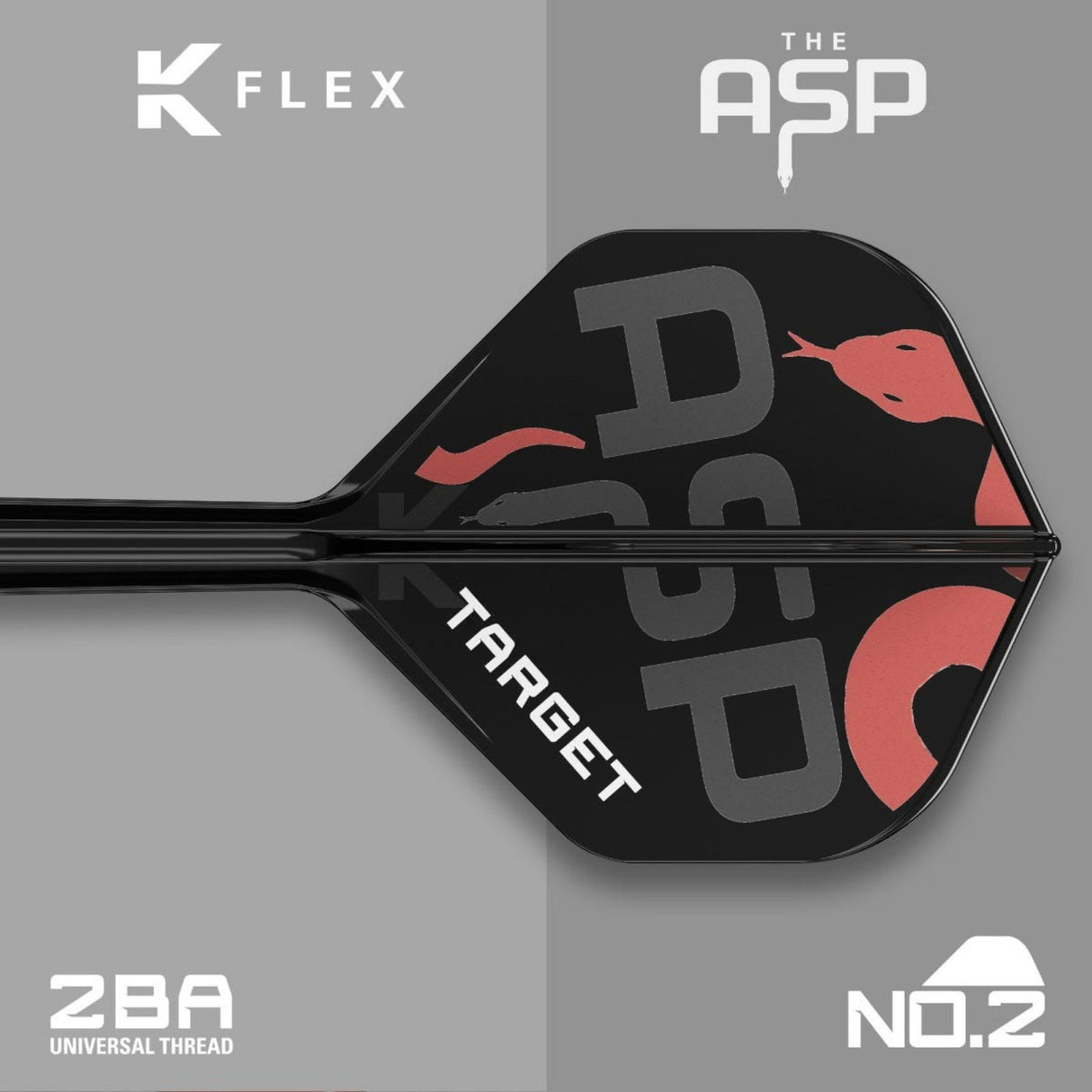 Target Darts Nathan Aspinall 'The Asp' K-Flex No.2 Flights