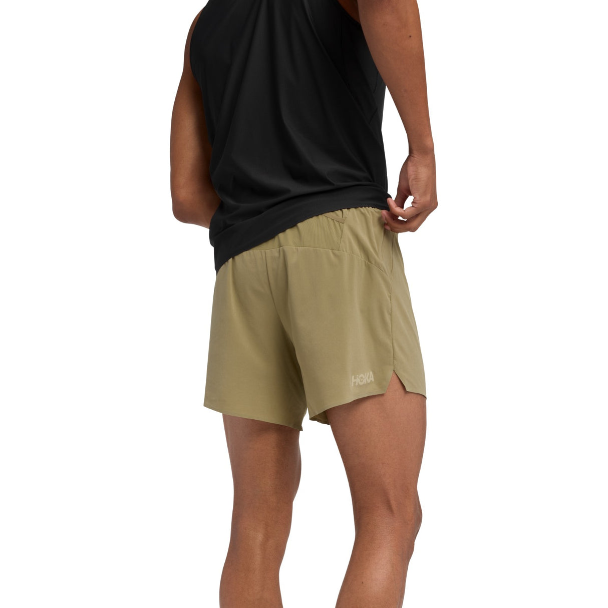 HOKA GLIDE MENS 5 SHORT W/ BRIEF Green