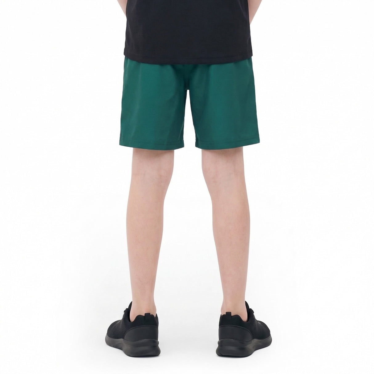 UA Boys Tech Woven Wordmark Short Green