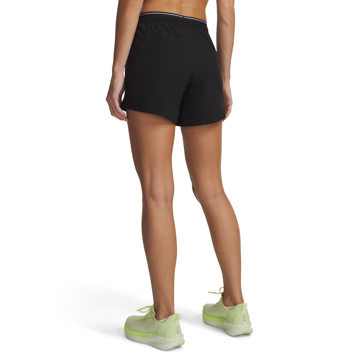 UA Womns Vanish Woven 5in Shorts Black