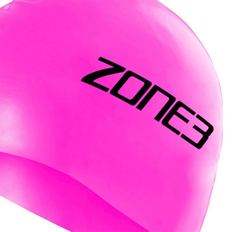 ZONE3 Silicone Swim Cap Pink