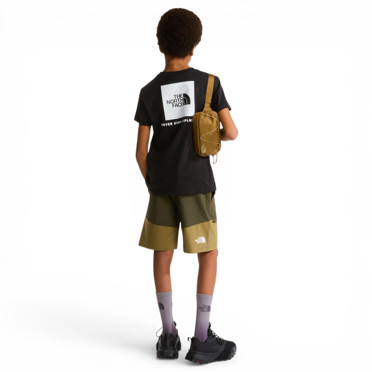 TNF TEEN Boys BOX NSE SS Tee Black