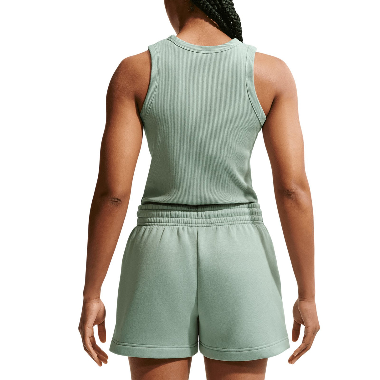 NIKE NSW PHNX FLC STD 4IN SHRT WMS Green