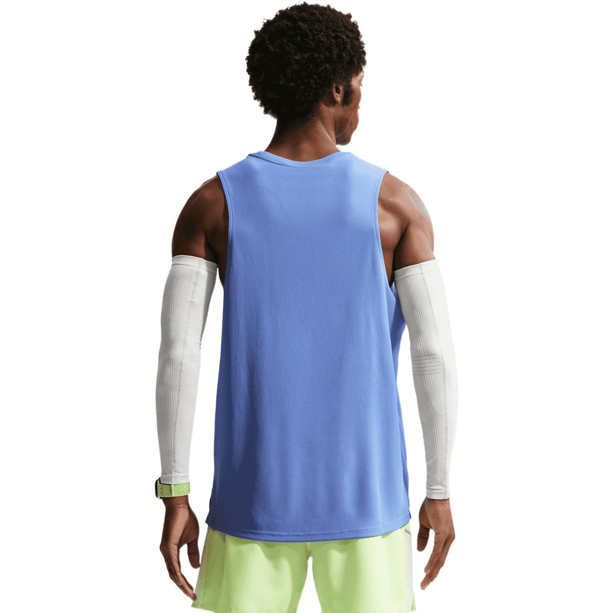 Nike Mens DF MILER TANK TOP Blue
