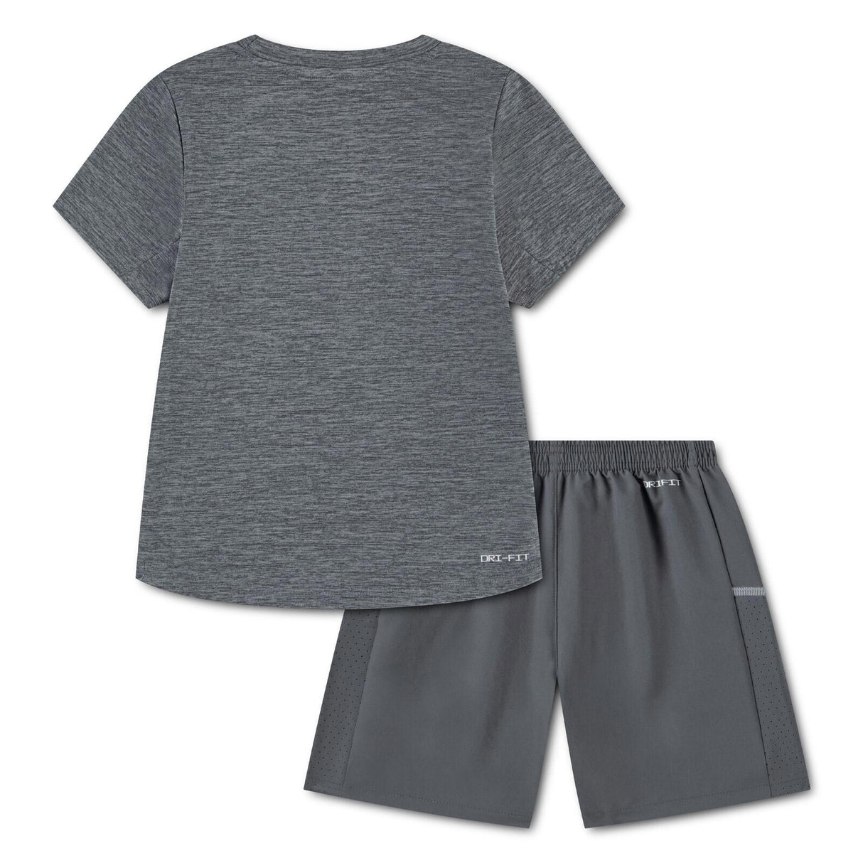 Nike B Jnr DF Miler SS Top Short Set Gry