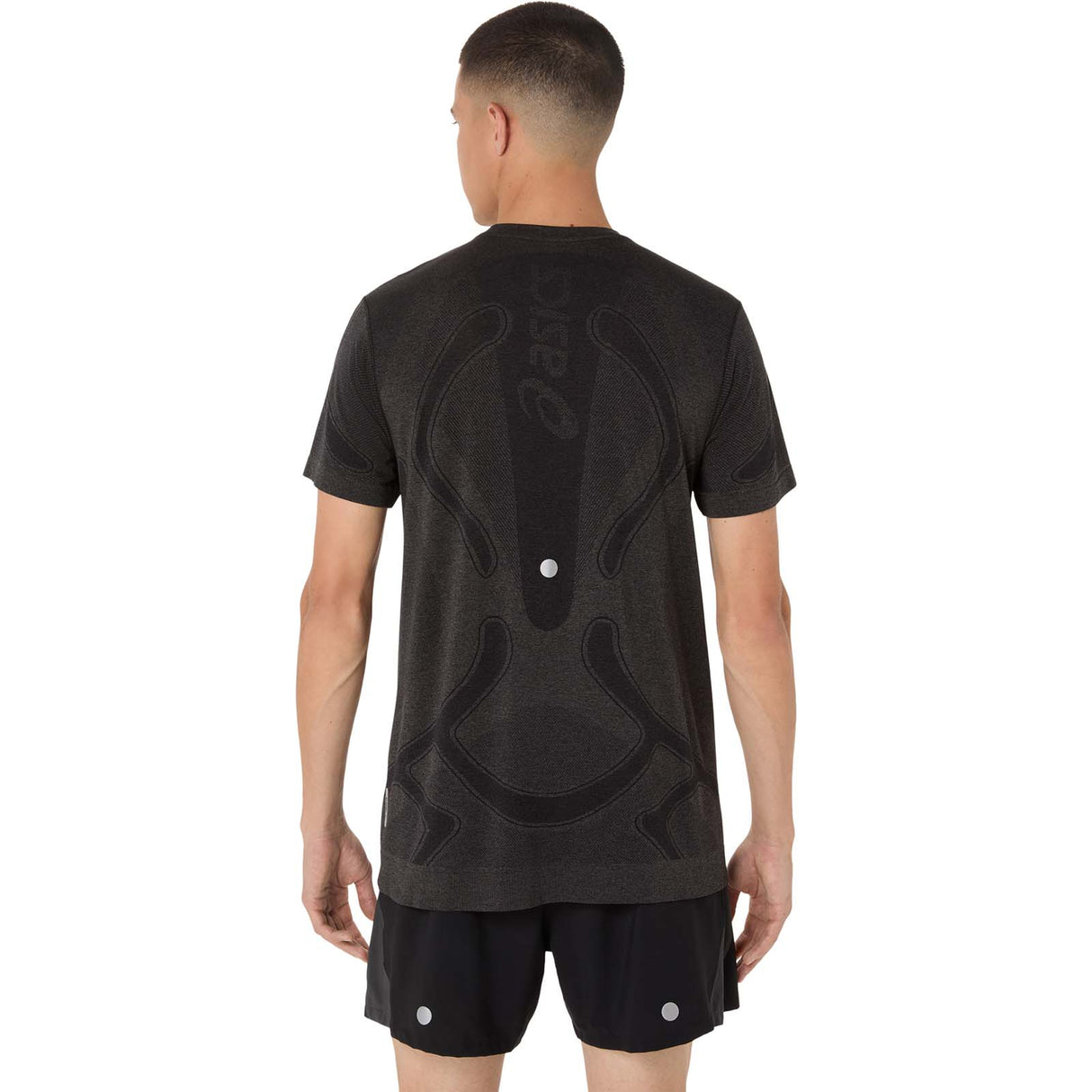 Asics Mens Road Seamless SS Top Black