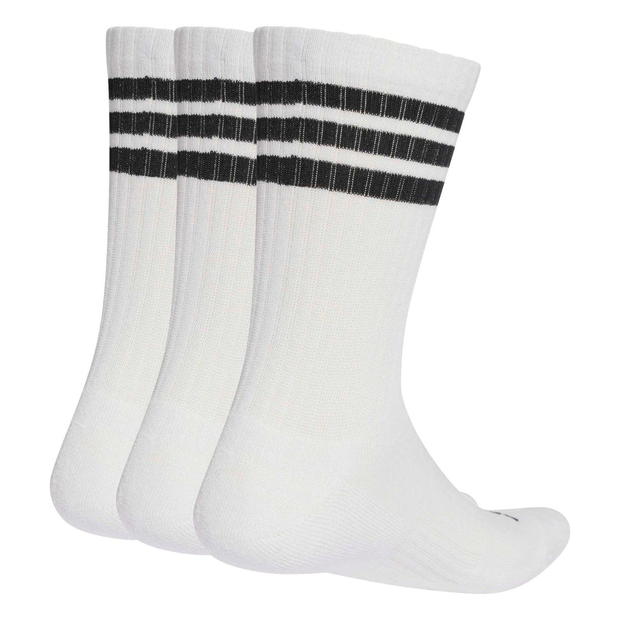 adidas Cushion Crew Sock 3 Pack Wht/Blk