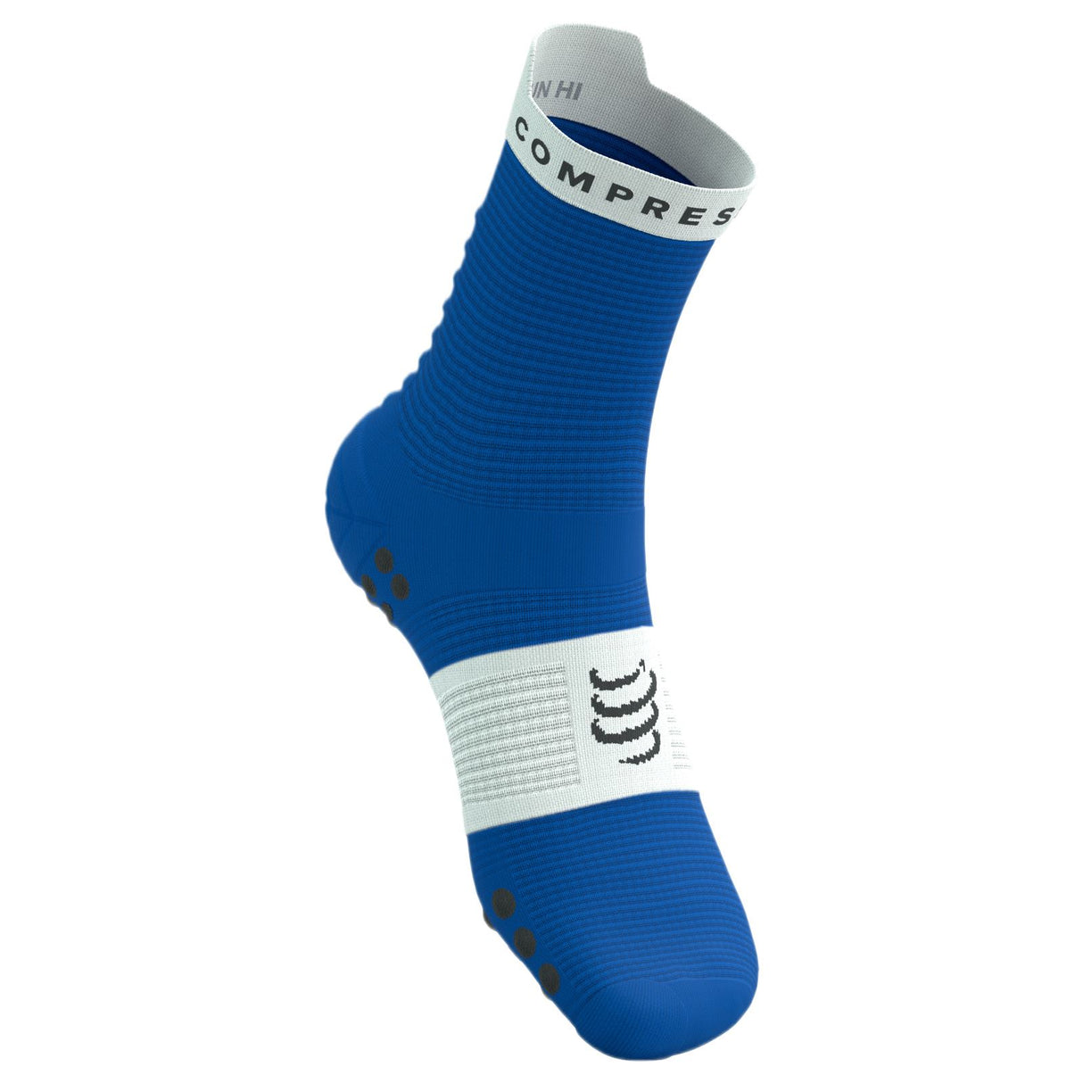 Compressport Pro Racing V4.0 Run High Socks - Blue / White