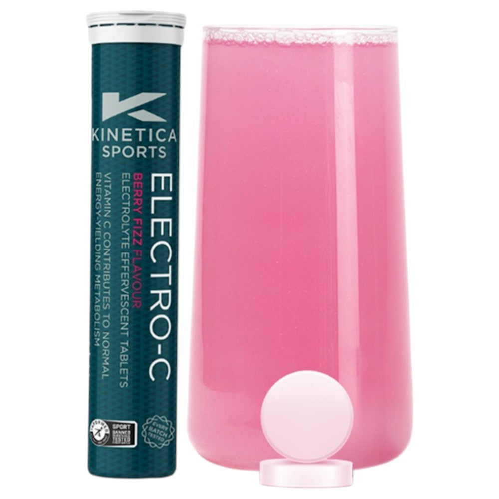 Kinetica Sports Electro C Berry Fizz Tablets - Box of 12