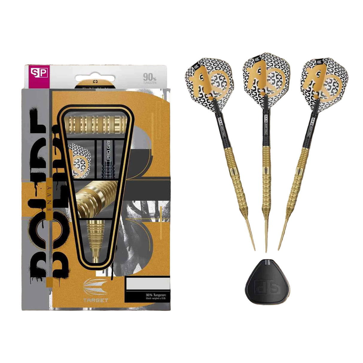 Target Bolide Envy 02 90% Tungsten 24G Steel Tip Darts