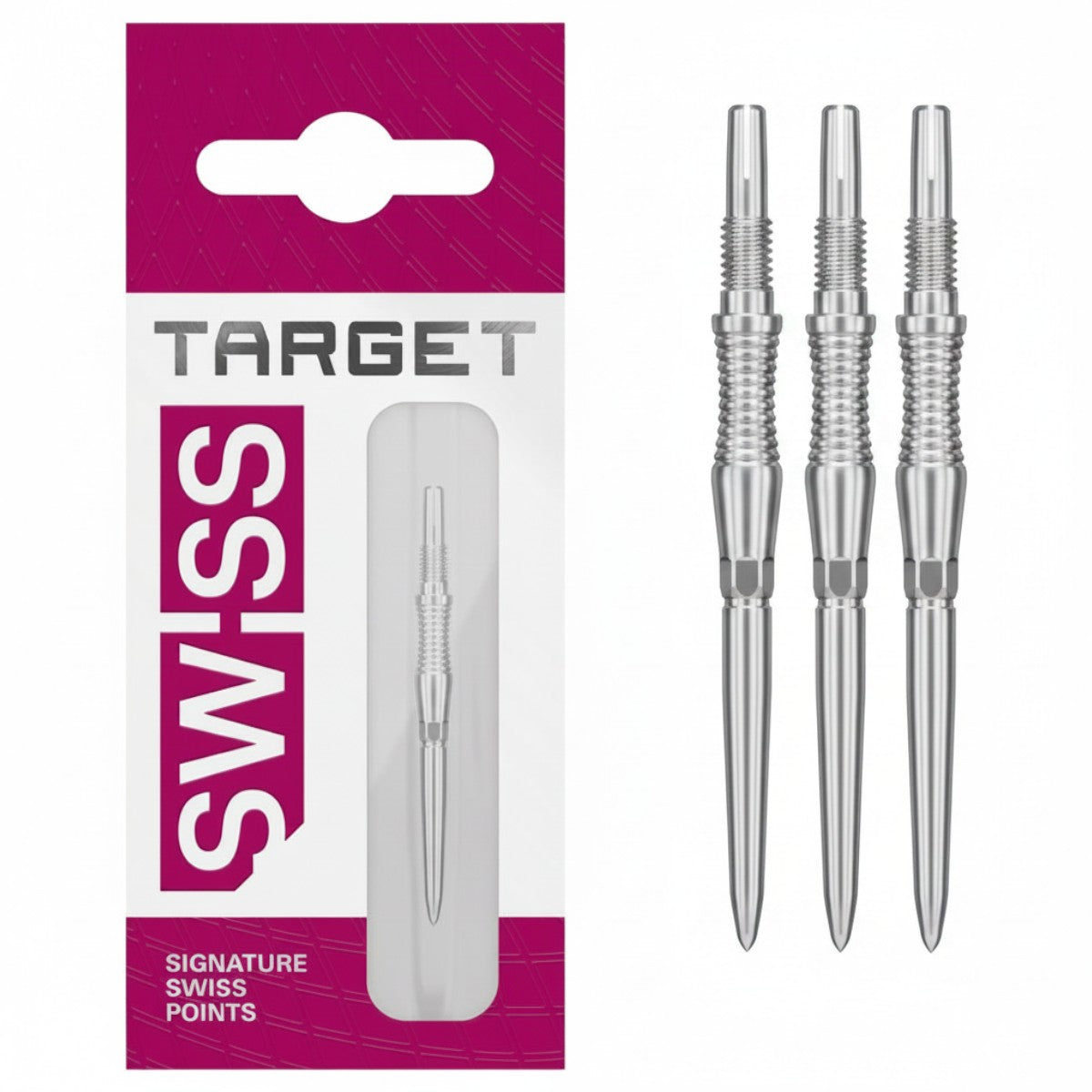 Target Signature Swiss RST Silver Dart Points - 30mm