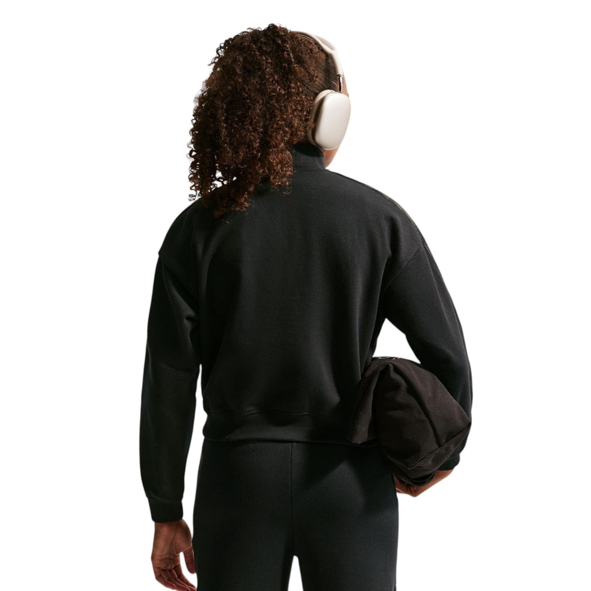 Nike Sportswear Studio Fleece Girls Half-Zip Sweatshirt