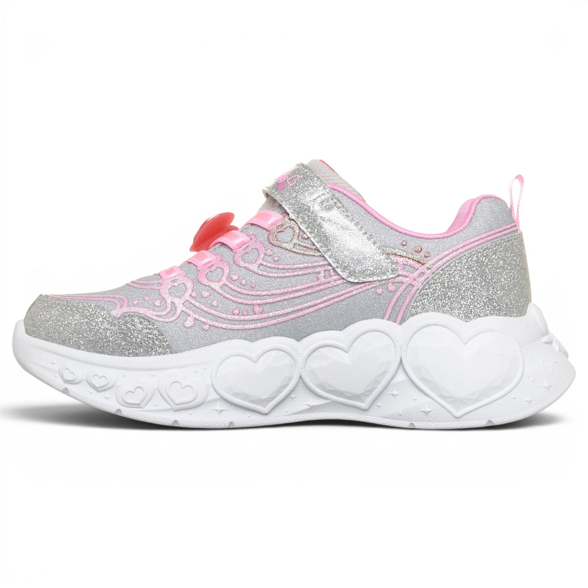 Skechers S-Lights Enchanted Heart Lights Girls Shoes
